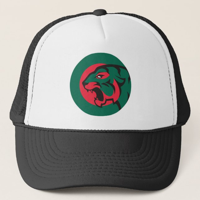 Bangladesh Bengal Tiger Bangladeshi National Trucker Hat (Front)