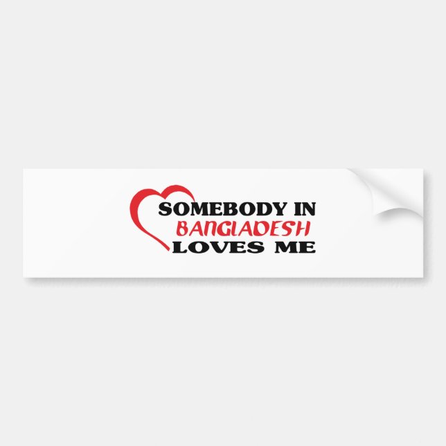 BANGLADESH BUMPER STICKER (Front)
