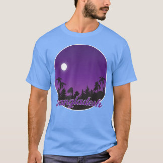 bangladesh By night with Palms  T-Shirt