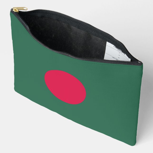 Bangladesh flag accessory pouch (Open)