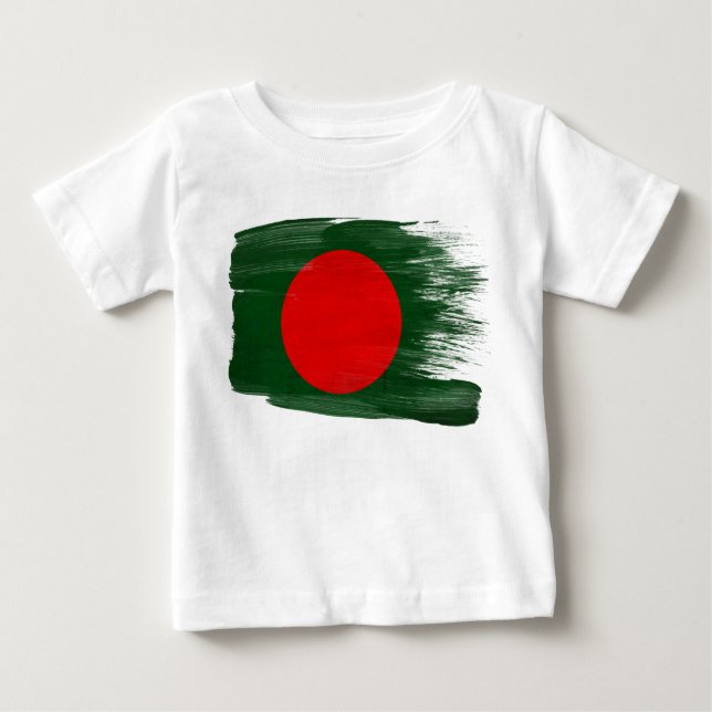 Bangladesh Flag Baby T-Shirt (Front)