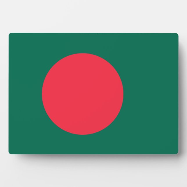 Bangladesh Flag; Bangladeshi; Plaque (Front)