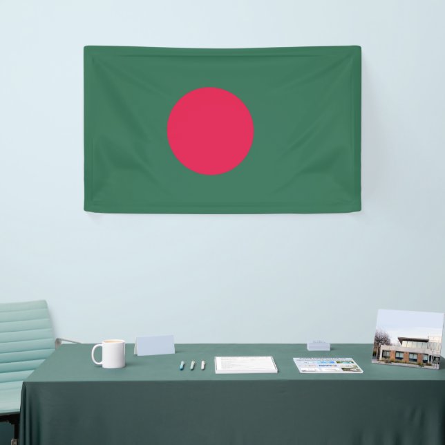 Bangladesh flag banner (Tradeshow)