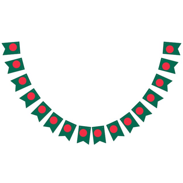 Bangladesh flag bunting banner (All)