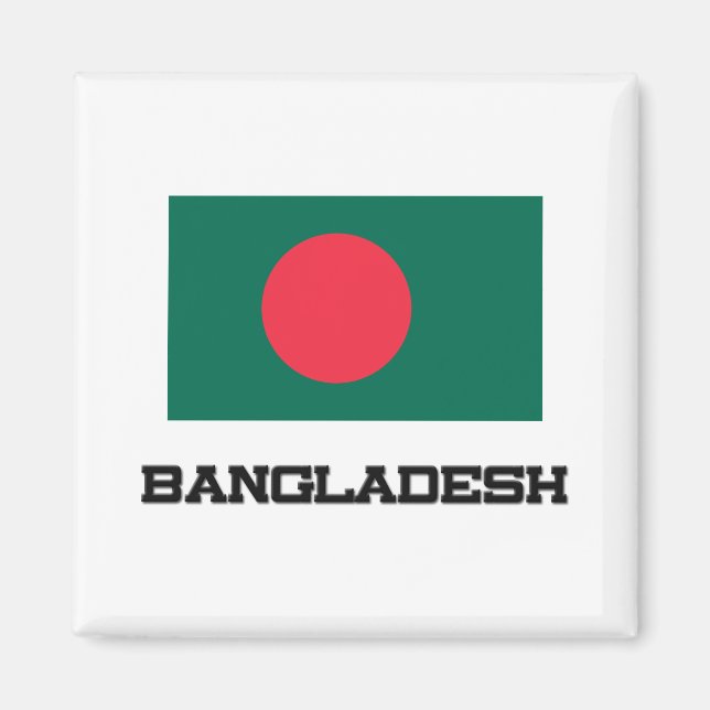 Bangladesh Flag Magnet (Front)