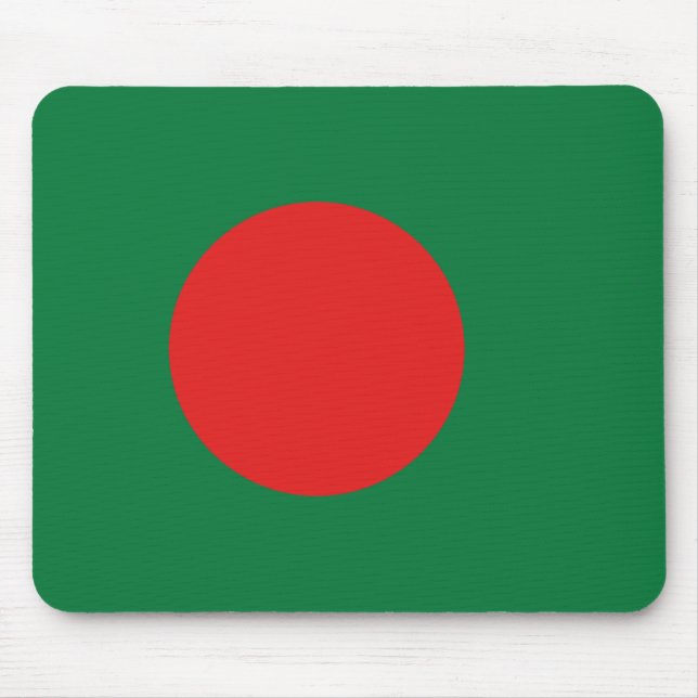 Bangladesh Flag Mousepad (Front)