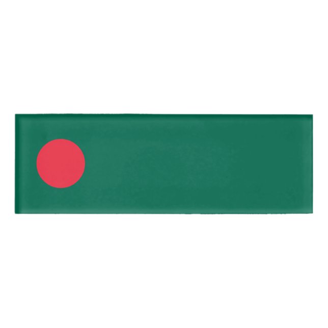 Bangladesh Flag Name Tag (Front)