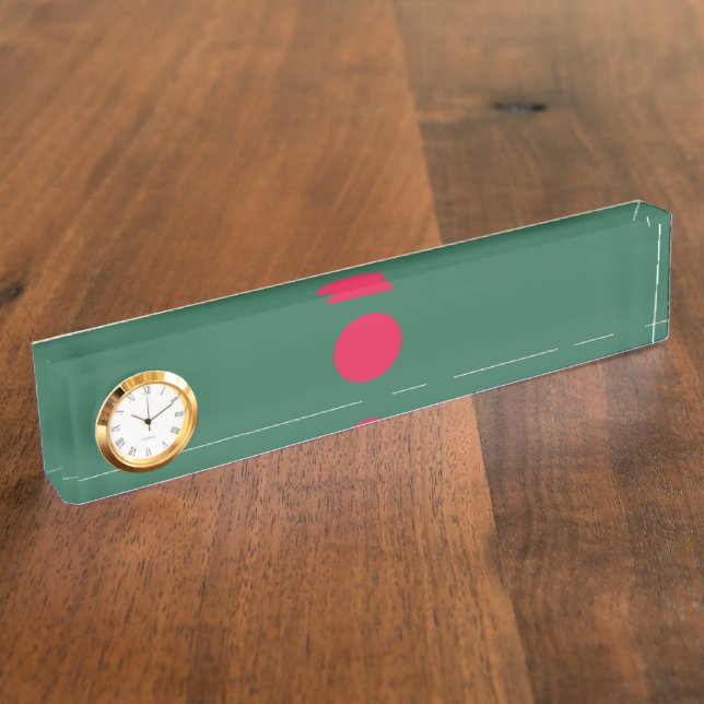 Bangladesh flag nameplate (Side)