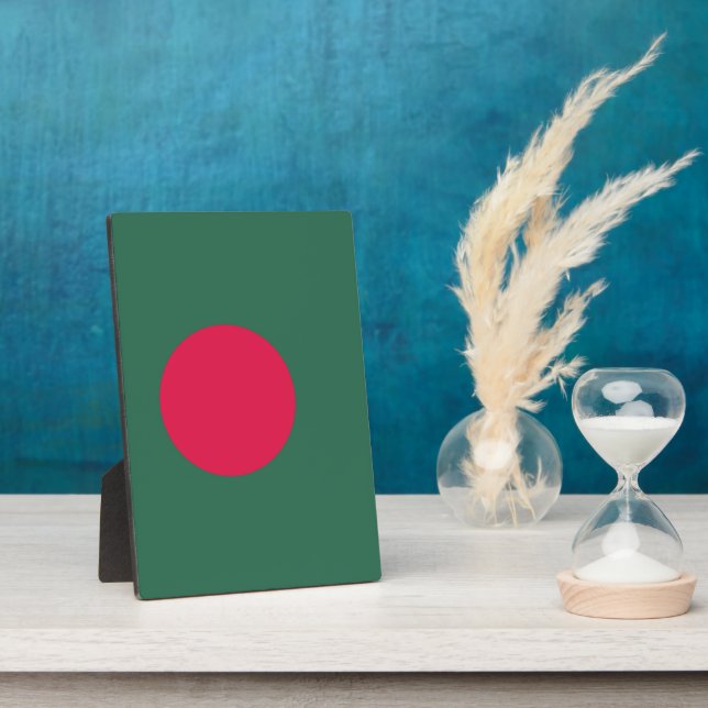Bangladesh flag plaque (Side)