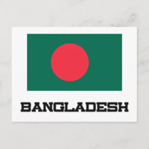 Bangladesh Flag Postcard
