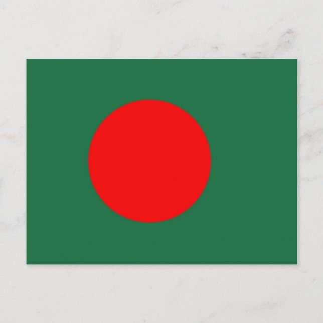 Bangladesh Flag Postcard (Front)