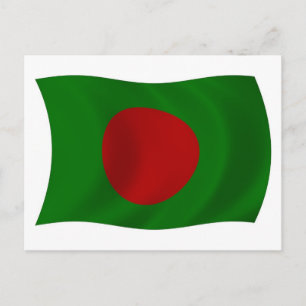 Bangladesh Flag Postcard