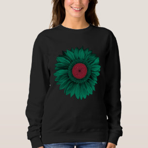 Bangladesh Flag Sunflower Bangladeshi Roots Proud  Sweatshirt