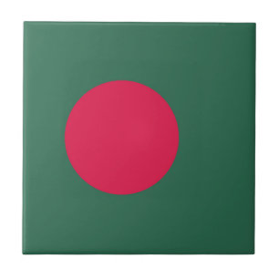 Bangladesh flag tile