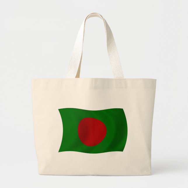 Bangladesh Flag Tote Bag (Front)