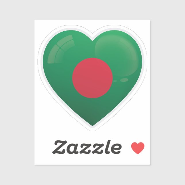 Bangladesh Love Flag (Sheet)