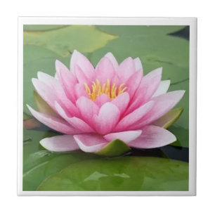 Bangladesh National Flower Ceramic Tile