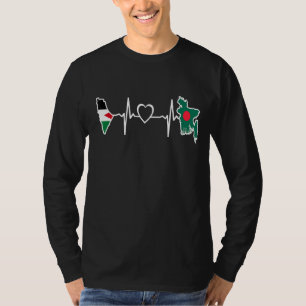 Bangladesh Palestine Flag Bangladeshi Palestinian T-Shirt
