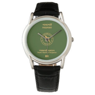 Bangladesh passport wristwatch