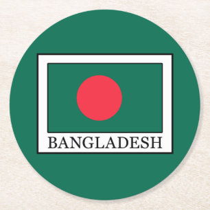 Bangladesh Round Paper Coaster