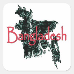 Bangladesh Square Sticker