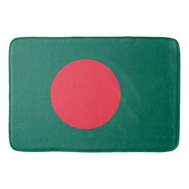 Bangladeshi Flag (Bangladesh) Bath Mat (Front)