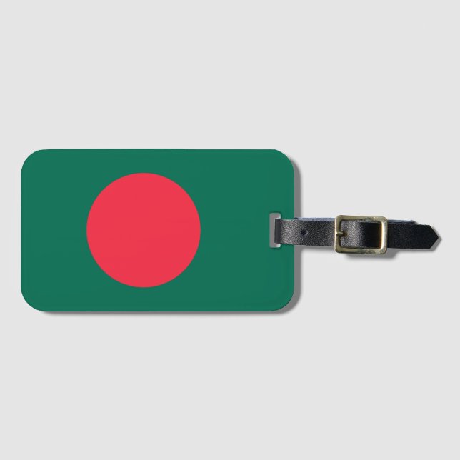 Bangladeshi Flag (Bangladesh) Luggage Tag (Front Horizontal)