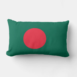 Bangladeshi Flag (Bangladesh) Lumbar Cushion
