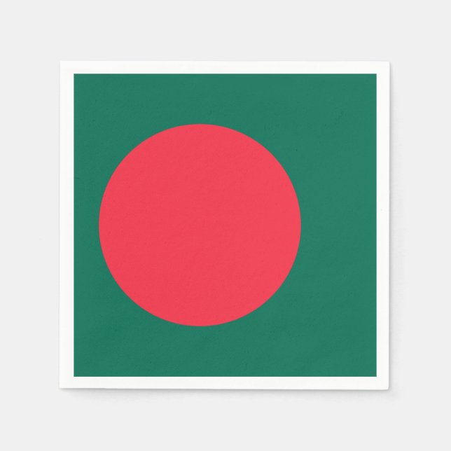Bangladeshi Flag (Bangladesh) Napkin (Front)