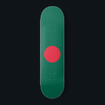 Bangladeshi Flag (Bangladesh) Skateboard<br><div class="desc">This design features the national flag of Bangladesh (officially known as the People's Republic of Bangladesh), which is a country in South Asia. Bangladesh is among the most densely populated countries in the world. Bangladesh shares land borders with India to the west, north, and east, and Myanmar to the southeast;...</div>