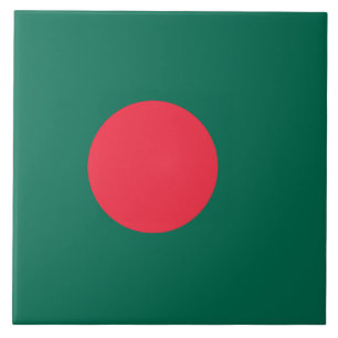 Bangladeshi Flag (Bangladesh) Tile