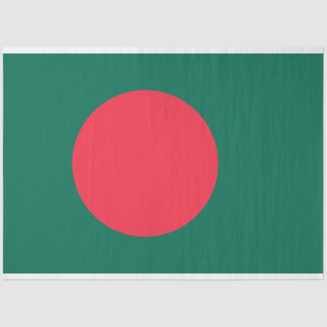 Bangladeshi Flag (Bangladesh) Tissue Paper (Front)