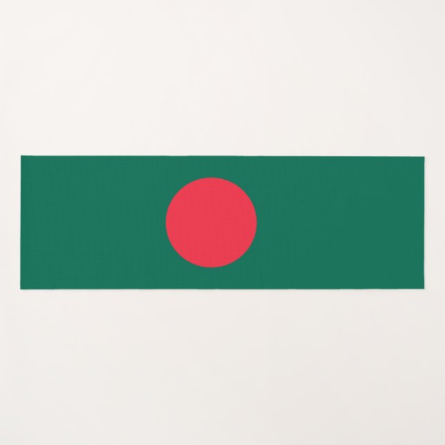 Bangladeshi Flag (Bangladesh) Yoga Mat (Front (Horizontal))