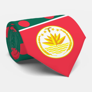 Bangladeshi Flag & National Emblem, Bangladesh Tie