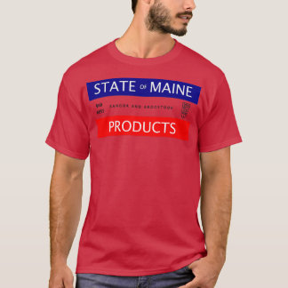 Bangor amp Aroostock Railroad Boxcar T-Shirt