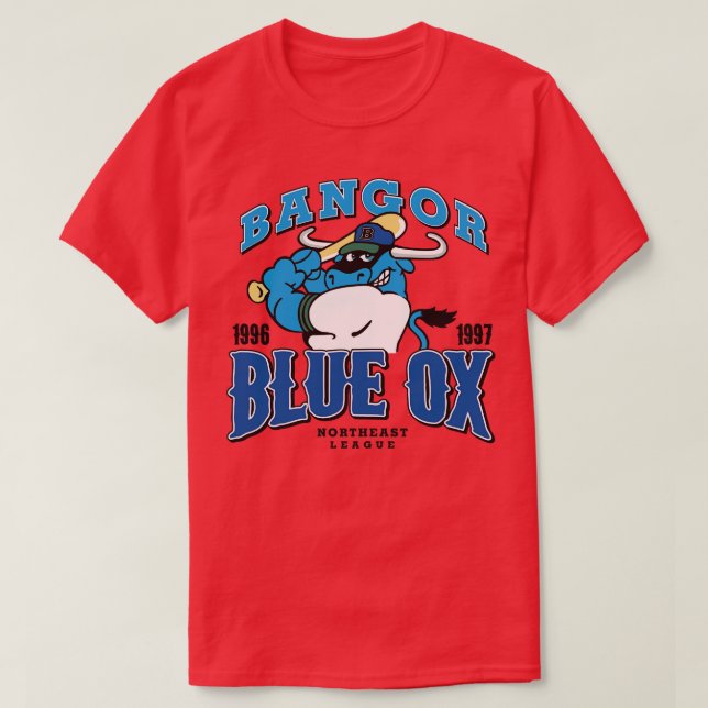 Bangor Blue Ox T-Shirt (Design Front)