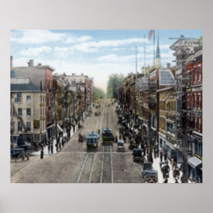 Bangor Maine Main Street Poster