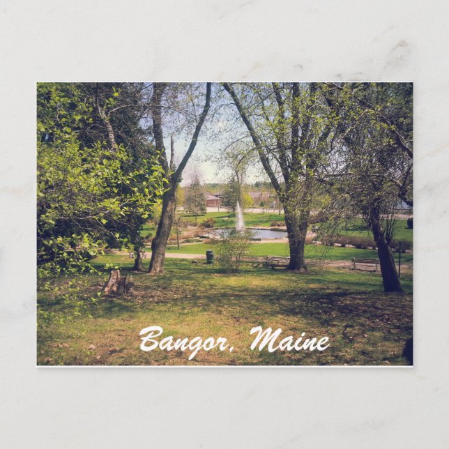 Bangor Maine Post Card (Front)