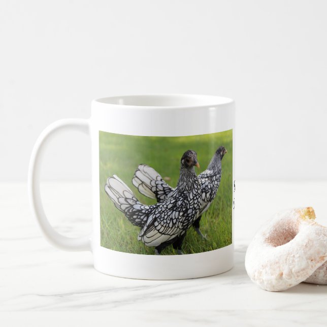 Banham Chickens Black/White Mug Collectors (With Donut)