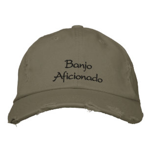 Banjo Aficionado Embroidered Cap / Hat