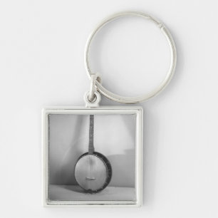 Banjo B&W Key Ring