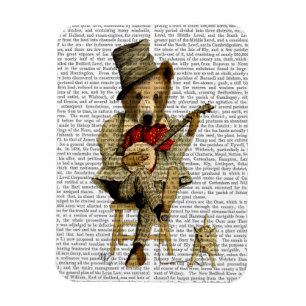 Banjo Bear Magnet