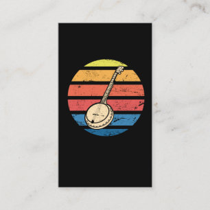 Banjo Bluegrass Gift for Musicians Business Card