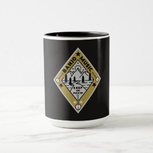 Banjo Bluegrass Music Mug