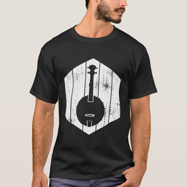 Banjo Bluegrass Music T-Shirt (Front)