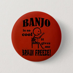 Banjo, Brain Freeze 6 Cm Round Badge
