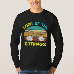 Banjo For Vintage Music Men Lord Of Strings T-Shirt