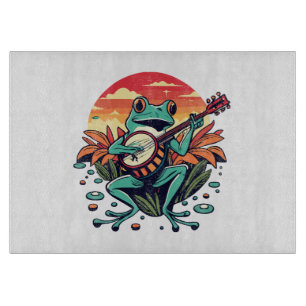 Banjo Frog Cutting Board