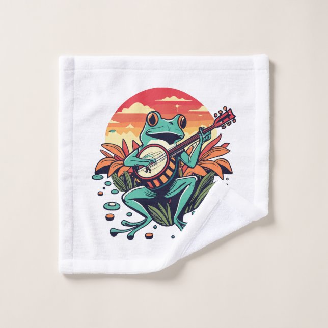 Banjo Frog Wash Cloth (Wash Cloth)