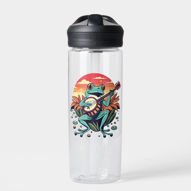 Banjo Frog Water Bottle (Front)